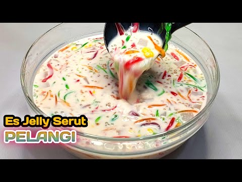 LUDES DALAM SEKEJAP ‼️MINUMAN ES JELLY SERUT PELANGI IDE JUALAN 2023 | Modal Kecil Untung Besar