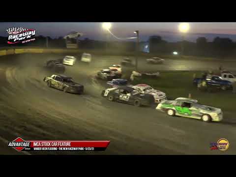 Stock Car | Raceway Park | 5-23-2021 - dirt track racing video image