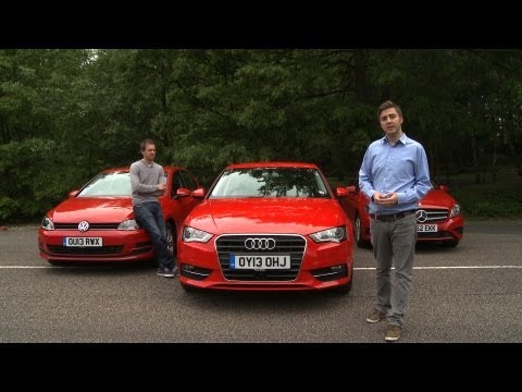 2013 Audi A3 vs Mercedes A-Class vs VW Golf Group Test - What Car? - UC-GJbheknHZhSM7-Jgn63jg