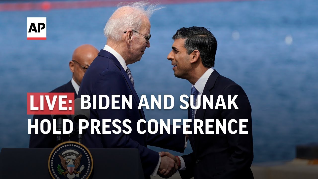 LIVE | Biden hosts joint press conference with U.K. Prime Minister Rishi Sunak