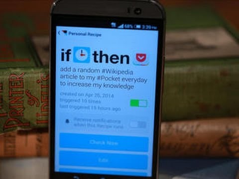 CNET How To - Use IFTTT to automate your Android - UCOmcA3f_RrH6b9NmcNa4tdg