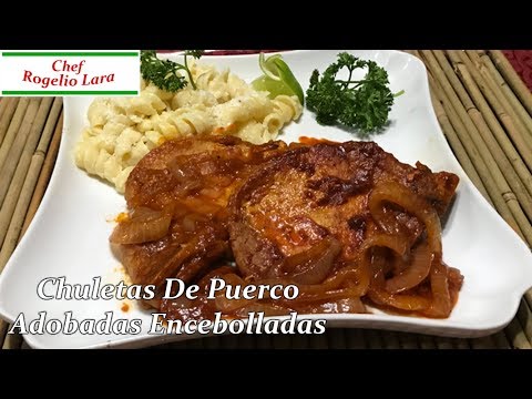 CHULETAS DE PUERCO ADOBADAS ENCEBOLLADAS , RECETA DELICIOSA! - UCKkinZz8CfbX-Hr6zcXOO7Q