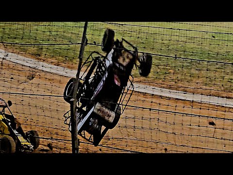 Baypark Speedway - Bay Superstars International Midgets - 28/12/23 - dirt track racing video image