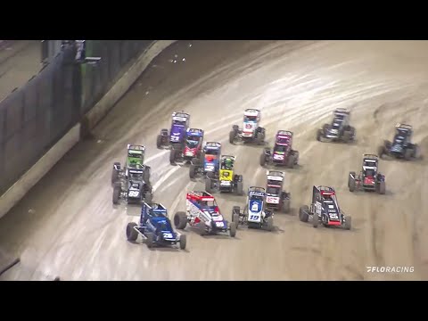 HIGHLIGHTS: USAC NOS Energy Drink National Midgets | Eldora Speedway | 4-Crown | September 24, 2022 - dirt track racing video image