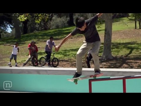 Skateboarders Rafeal Perez vs Ricky Chavez - Game of S.K.A.T.E- Round 1 - UCsert8exifX1uUnqaoY3dqA