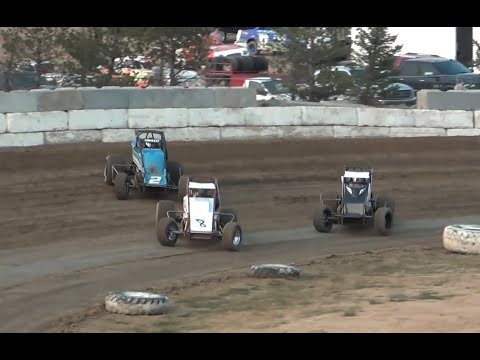 ASCS Wingless Sprints- Feature @ El Paso County Raceway - dirt track racing video image