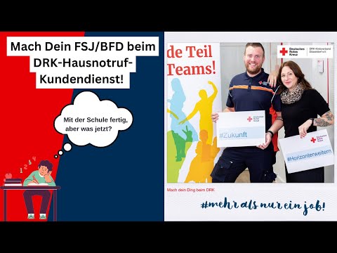 Unsicher, was Du nach der Schule machen möchtest? Mach Dein FSJ/BFD im DRK-Hausnotruf-Kundendienst!