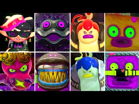 Splatoon Series - All Bosses (Splatoon 1 & 2) - UCg_j7kndWLFZEg4yCqUWPCA