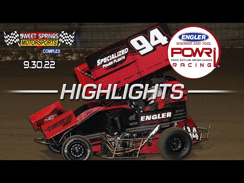 9.30.22 POWRi Outlaw Micro Sprint League Highlights from SSMC - dirt track racing video image