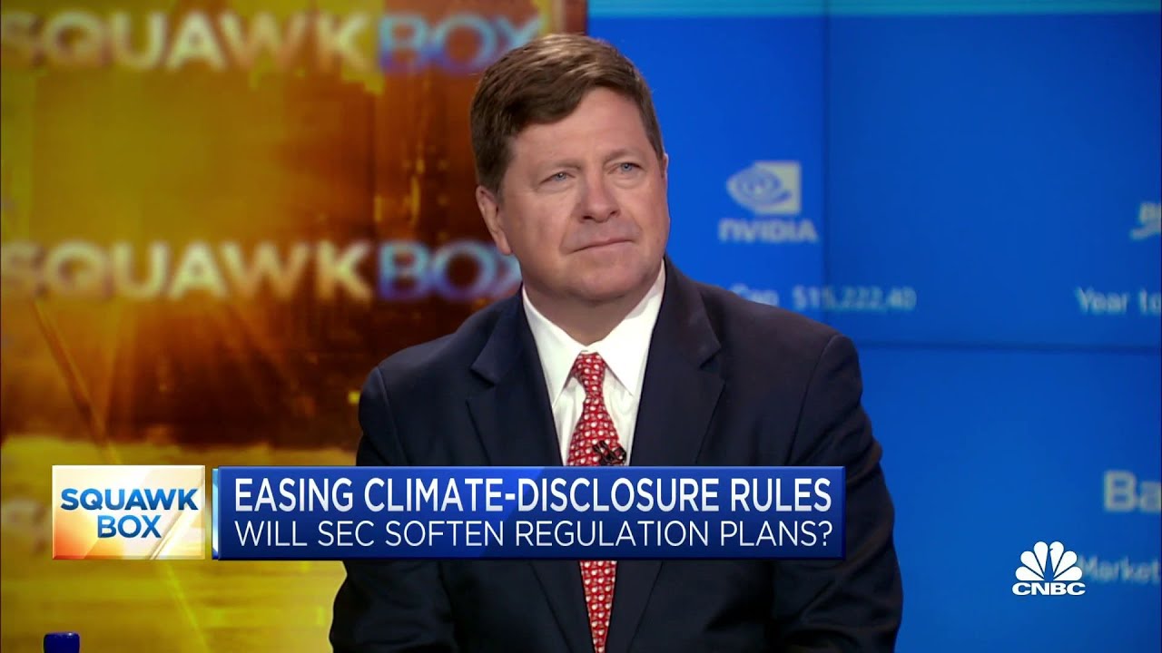 Potential easing of climate-disclosure rules: Former SEC chair breaks down top issues