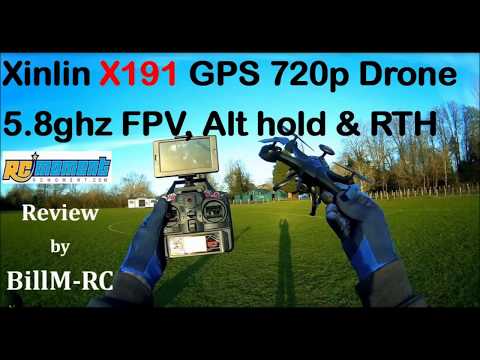 Xinlin X191 GPS  5.8ghz FPV Quadcopter drone review - UCLnkWbYHfdiwJEMBBIVFVtw