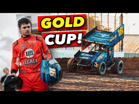 Two Spots Short.....Our Fight At The Gold Cup Race Of Champions - dirt track racing video image
