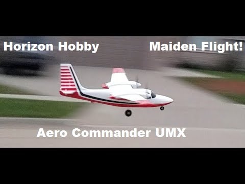 Horizon Hobby - Aero Commander UMX - Maiden Flight - UCVumEMd8O4mN1VwOPwVcLuA