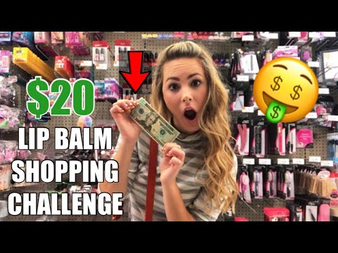 $20 LIP BALM SHOPPING SPREE CHALLENGE - UC46fZkmsP85pUQDLw1UKezg