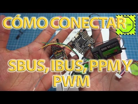 Como conectar IBus, Sbus, PPM y PWM receptor y tarjeta controladora de vuelo| DRONEPEDIA - UC_7j-gR3Mi1rejo6iS7V4Ug