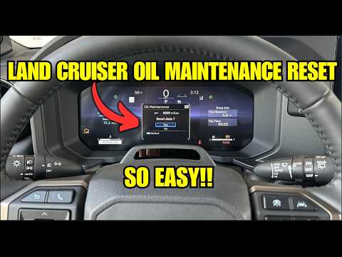 Come ripristinare la spia della manutenzione su una Toyota Land Cruiser