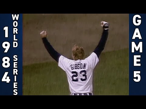 Detroit Tigers 1984 World Series Game 5 Highlights video clip