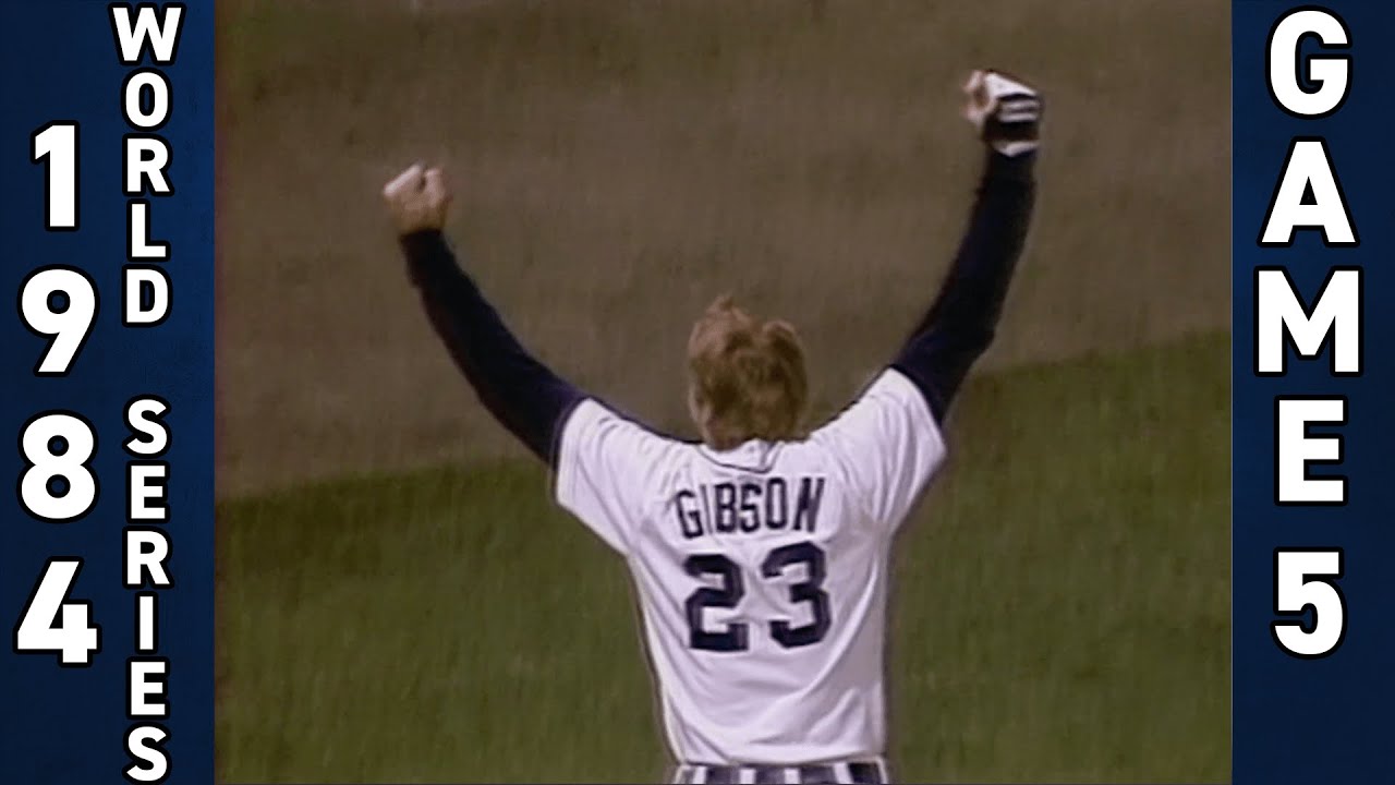 Detroit Tigers 1984 World Series Game 5 Highlights video clip