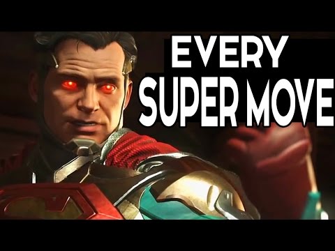 Injustice 2 - Every SUPER MOVE with Every Character so Far 2017 - UC2Nx-8MWzDoAdc_0YXiRfwA