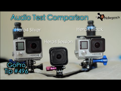 Audio Comparison - GoPro Hero4 Session / Silver / Black - GoPro Tip #496 - UCTs-d2DgyuJVRICivxe2Ktg