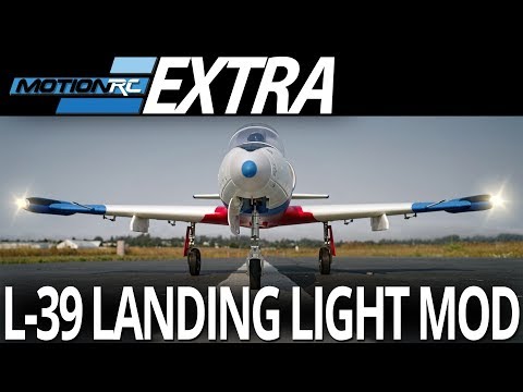 Landing Light Mod - Freewing L-39 Albatros 80mm EDF Jet - Motion RC Extra - UCubk5oFcnH0G47QJsj22fKw