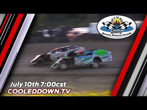 Lake of the Woods Speedway, July 10th 2020 - dirt track racing video image