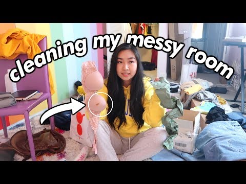 cleaning my room for the first time EVER | JENerationDIY - UCZll0PJXjErnm97V18BpBlQ