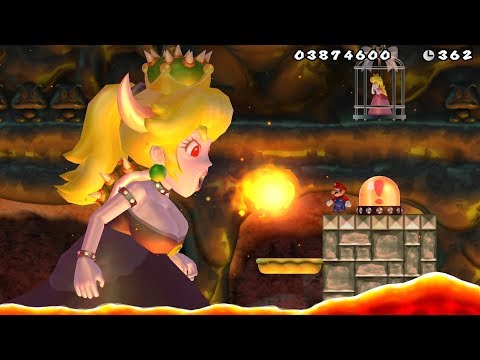 New Super Mario Bros Wii - Bowsette Final Boss & Ending - UC-2wnBgTMRwgwkAkHq4V2rg