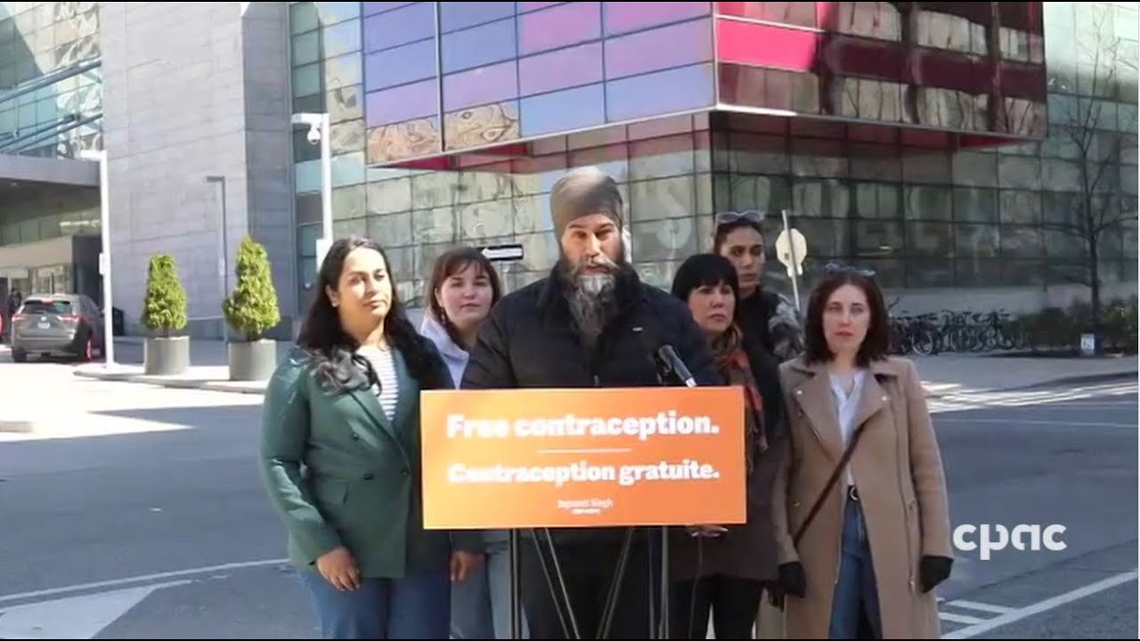 NDP Leader Jagmeet Singh discusses access to contraceptives April 26 2024