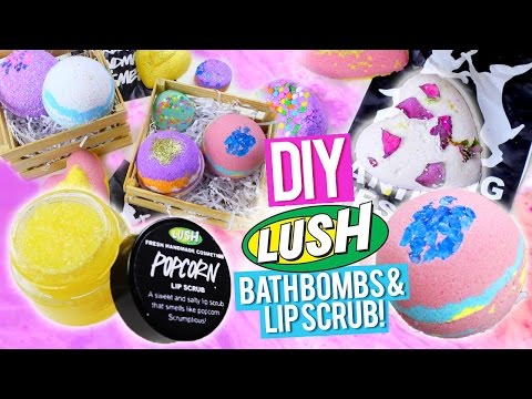 DIY LUSH Bath Bombs & Popcorn Lip Scrub - UC6gqv2Naj9JiowZgHfPstmg