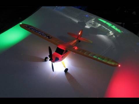 I turned my PZ Micro  J-3 cub into a Night Flyer by NightFlyyer. - UCvPYY0HFGNha0BEY9up4xXw