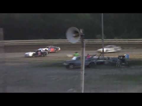 Hummingbird Speedway (7-16-22): PA Great Outdoors Visitors Bureau Pure Stock Feature - dirt track racing video image