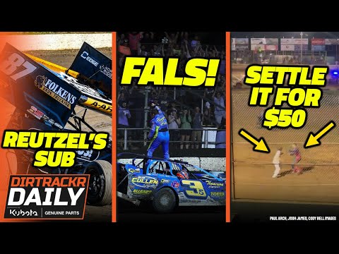Who will sub for Aaron Reutzel, B-Mod fight night, FALS after dark delivers - dirt track racing video image