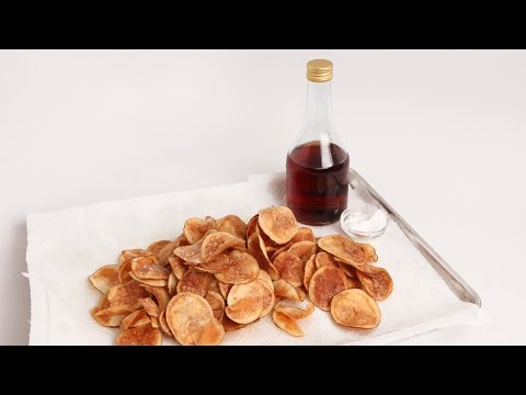 Homemade Salt & Vinegar Chips Recipe - Laura Vitale - Laura in the Kitchen Episode 910 - UCNbngWUqL2eqRw12yAwcICg