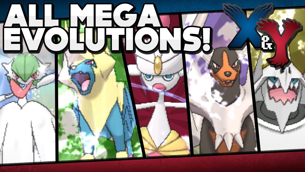 Pokémon X And Y All Mega Evolutions W Stats And Locations