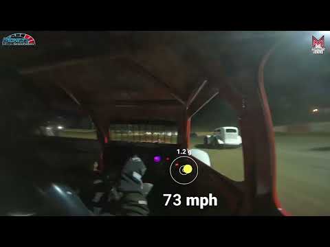 #84 Corey Pope - INEX Legend - 7-25-2025 Monett Motor Speedway - In Car Camera - dirt track racing video image