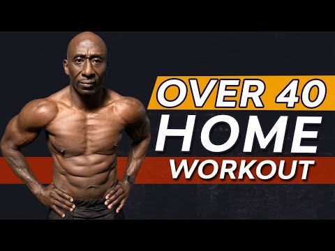 Total Body HOME Workout for Men Over 40 -  Beginner - Intermediate