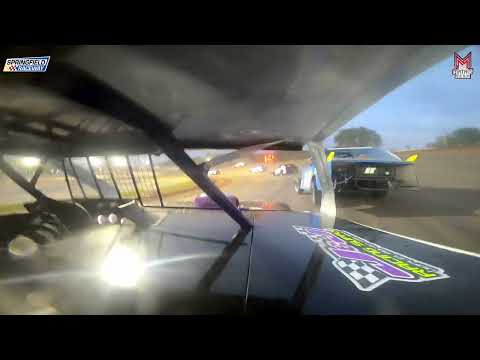#06M Rocky McCleary - Midwest Mod - 5-11-2024 Springfield Raceway - In Car Camera - dirt track racing video image