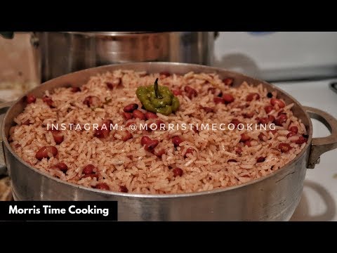 AUTHENTIC JAMAICAN RICE & PEAS | Mommy Version | Lession #159 | Morris Time Cooking