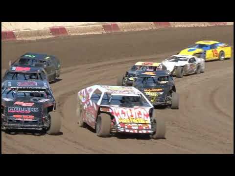 SO CAL SPEEDWAY Victorville   IMCA MODIFIED Heat's &amp; Main Event         2-12- 2011 Day Race. - dirt track racing video image