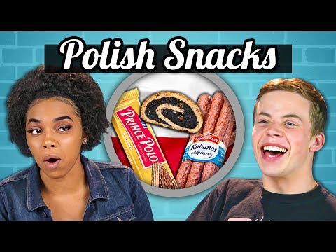 TEENS EAT POLISH SNACKS! | Teens Vs. Food - UCHEf6T_gVq4tlW5i91ESiWg