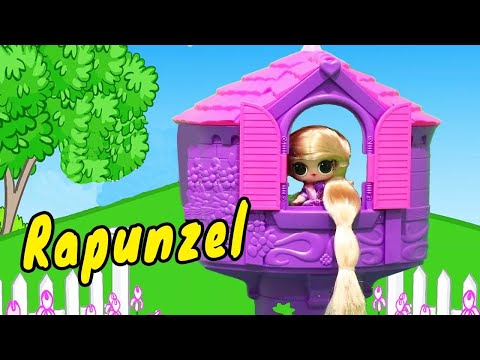 Rapunzel Story ! Toys and Dolls Fun for Kids Playing with LOL Surprise Custom Doll | SWTAD - UCGcltwAa9xthAVTMF2ZrRYg