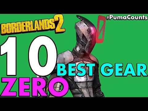 Top 10 Best Guns, Weapons and Gear for Zero The Assassin in Borderlands 2 #PumaCounts - UCbbwieYl0WBCPsXB9uKvVUA