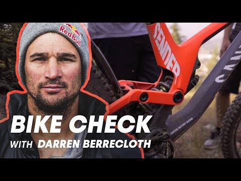 Check Darren Berrecloth's Canyon Sender DH Bike | Red Bull Bike Checks - UCXqlds5f7B2OOs9vQuevl4A