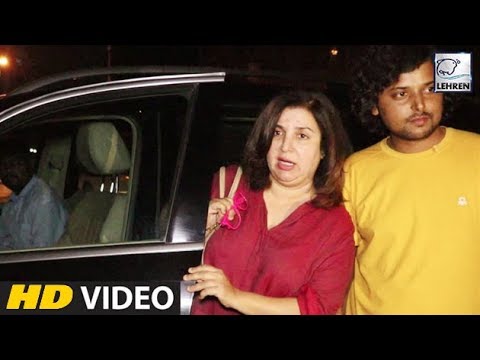 Farah Khan's Funny Conversation With Media Photographers