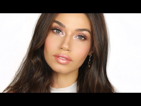 Rose Champagne Glow Makeup | Fresh & Natural Daytime Makeup Look | Eman - UCaZZh0mI6NoGTlmeI6dbP7Q