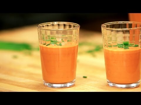 Chilled Tomato Gazpacho - Summer Tapas Series, Tapas 1 - CookingWithAlia - Episode 262 - UCB8yzUOYzM30kGjwc97_Fvw