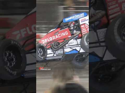 🤯 Don't forget Kyle Larson also had a wild save in the Pole shuffle to secure #chilibowl pole - dirt track racing video image