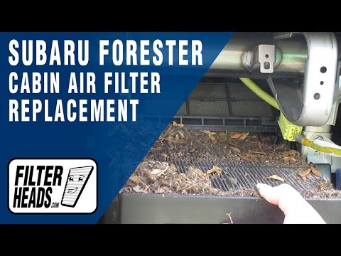 Как заменить воздушный фильтр на Субару Форестер? - Subaru Forester (SG ...