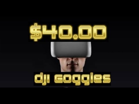 DJI Goggles $40 Immersive FPV Goggles SPARK TESTING Review - UCXP-CzNZ0O_ygxdqiWXpL1Q